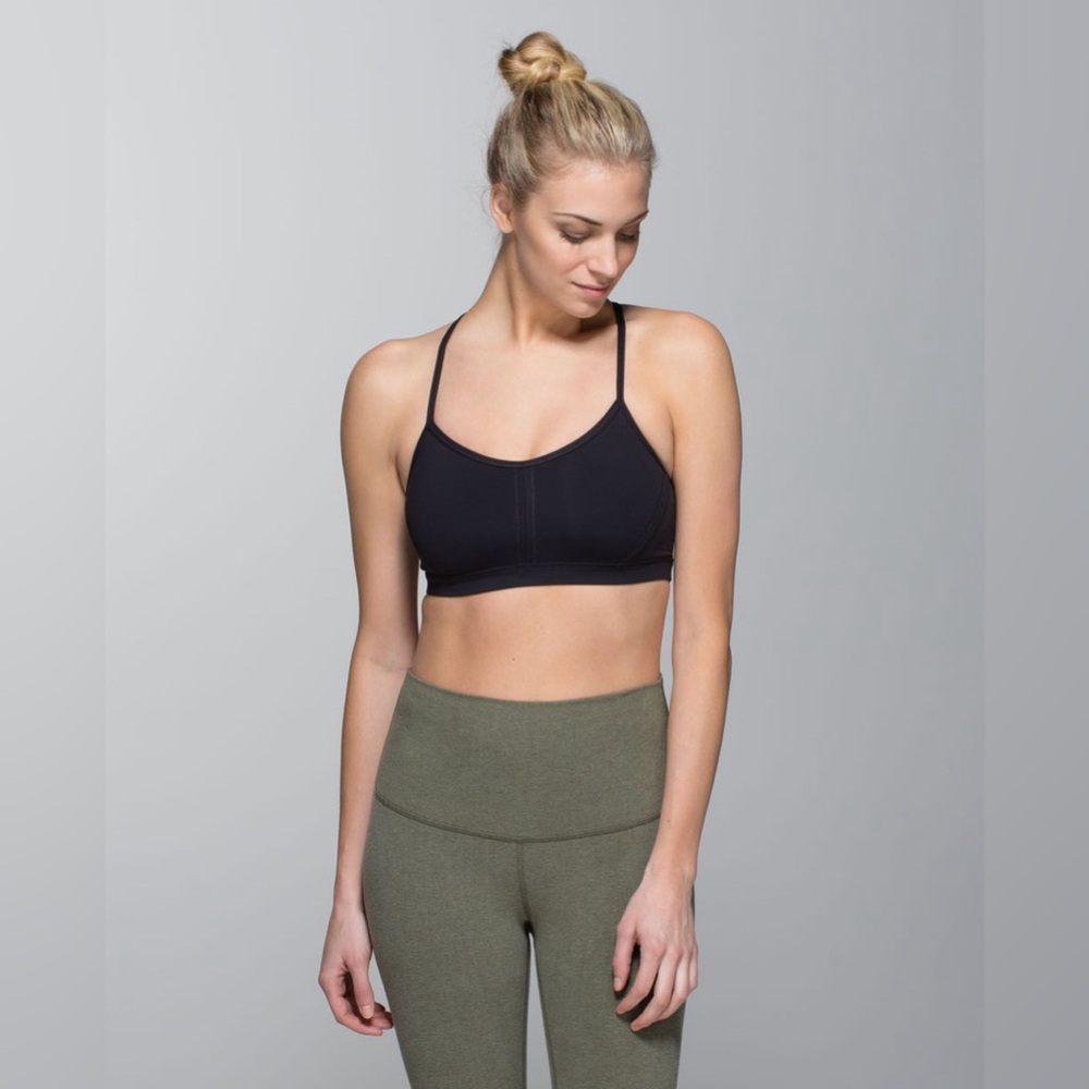 lululemon athletica Black Strappy Sports Bra